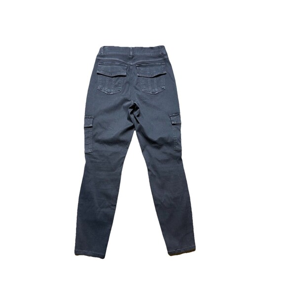 Spanx Cargo Pants Women’s Large Twill High Rise Fitted Skinny Leg Cyberpunk - Picture 3 of 8